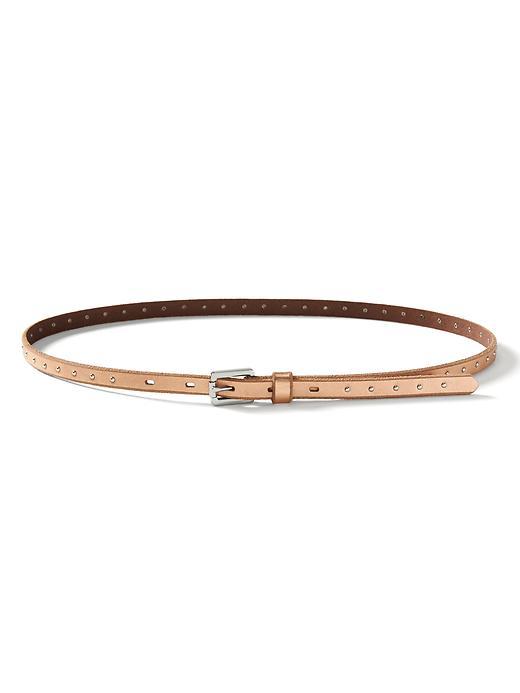 Banana Republic Skinny Pinstud Belt Size L - Rose Gold