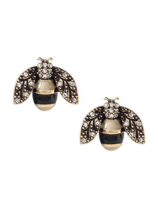 Banana Republic Bumblebee Stud Earring Size One Size - Brass