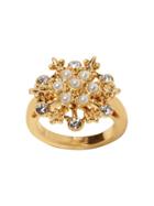 Banana Republic Pearl Petal Ring Size 5 - Gold