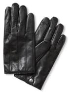Banana Republic Seamed Leather Glove Size L - Black
