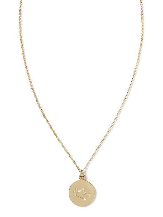 Banana Republic Sagittarius Pendant Necklace Size One Size - Gold