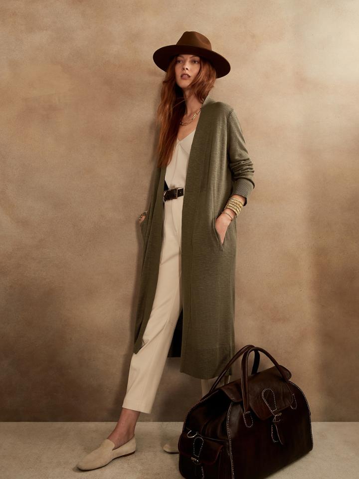 Costa Linen-blend Duster