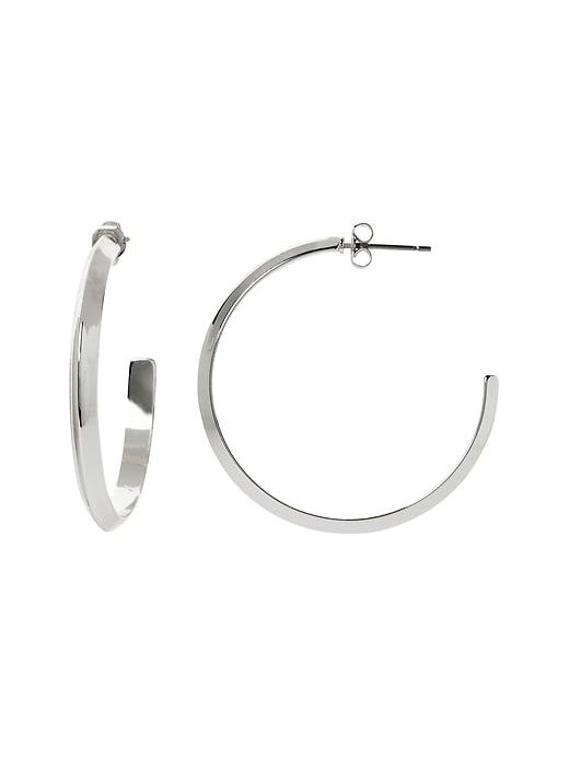 Banana Republic Knife Edge Hoop Earring
