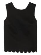 Banana Republic Womens Neoprene V Back Shell - Black