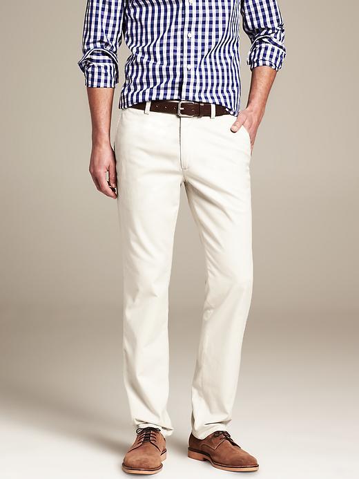 Banana Republic Aiden Slim Fit Chino - New Stone