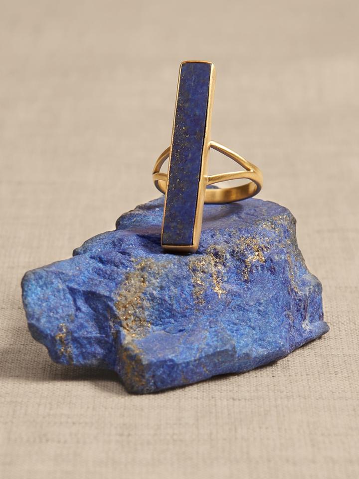 Aegean Column Ring Lapis | Aureus + Argent