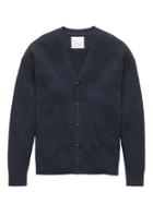 Banana Republic Mens Heritage Cotton Ribbed Cardigan Sweater Navy Size M