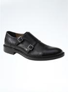 Banana Republic Brock Double Monk Strap Oxford - Black