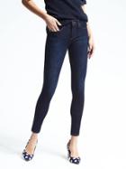 Banana Republic Womens Zero Gravity Medium Wash Skinny Ankle Jean - Medium Wash