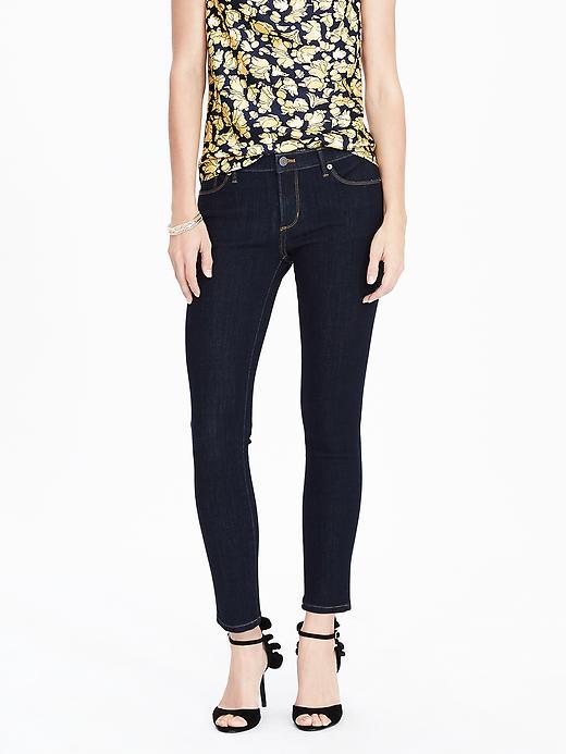 Banana Republic Womens Bi Stretch Skinny Ankle Jean Size 0 Regular - Rinse