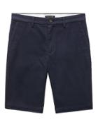 Banana Republic Mens 11 Stretch-cotton Emerson Straight Short Navy Size 32w