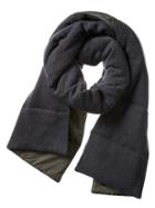 Banana Republic Mens Quilted Scarf Size One Size - Military Green