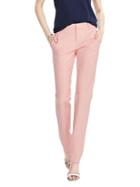 Banana Republic Womens Ryan Fit Slim Straight Pant Size 0 Regular - Coral Peach