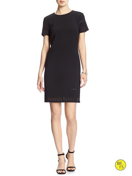Banana Republic Womens Factory Laser Cut Dress Size 2 - Black