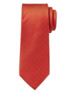 Banana Republic Mens Micro Silk Foulard Nanotex Tie Ginger Orange Size One Size