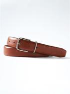 Banana Republic Mens Feather Edge Belt - Walnut