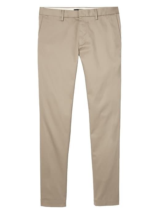 Banana Republic Mens Fulton Skinny Rapid Movement Chino Pant Khaki Size 32w