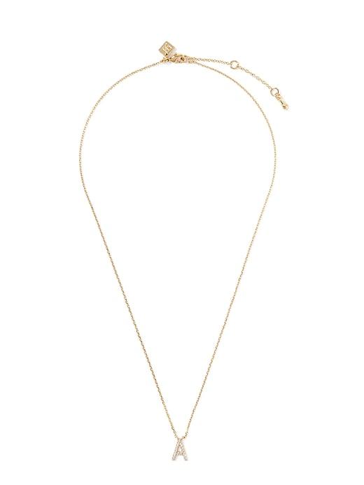 Banana Republic Womens Pav A Necklace Gold Size One Size