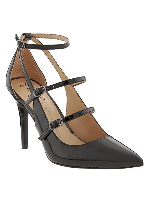 Banana Republic Desiree Strappy Pump Size 10 - Black