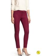 Banana Republic Womens Factory Sloan Fit Crop Size 4 - Cranberry Red