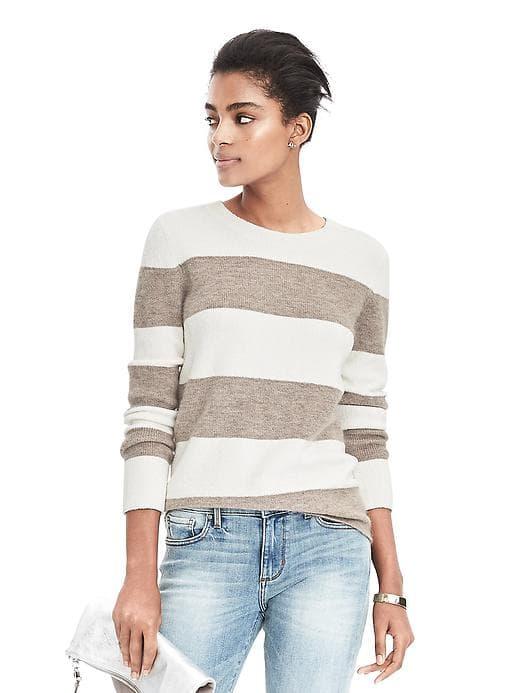 Banana Republic Chenille Pullover - Taupe