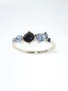 Banana Republic Delicate Color Cluster Band Ring - Navy