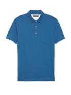 Banana Republic Mens Don';t-sweat-it Polo Shirt Blue Paradise Size M