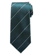 Banana Republic Mens Diagonal Stripe Tie Size One Size - Turquoise