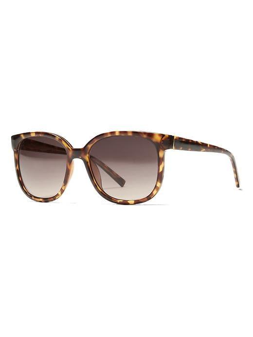 Banana Republic Womens Hadley Sunglasses Tortoise Size One Size