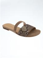 Banana Republic Double Strap Slides - Natural Mix