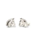Banana Republic Womens Luxe Finds   Herms Horsehead Clip-on Earring Silver Star Size One Size