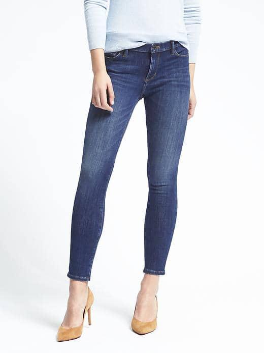 Banana Republic Skinny High Rise Jean - Medium Wash