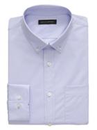 Banana Republic Mens New Slim-fit Tech-stretch Cotton Solid Shirt Basic Blue Size Xxs