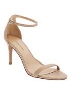 Banana Republic Womens Bare High Heel Sandal Beige Leather Size 6