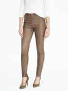 Banana Republic Womens Limited Edition Leather Legging - Taupe
