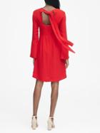 Banana Republic Womens Solid Tie-back Dress Ultra Red Size 6