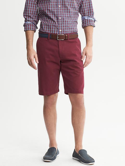 Banana Republic Solid Short - Bright Wine
