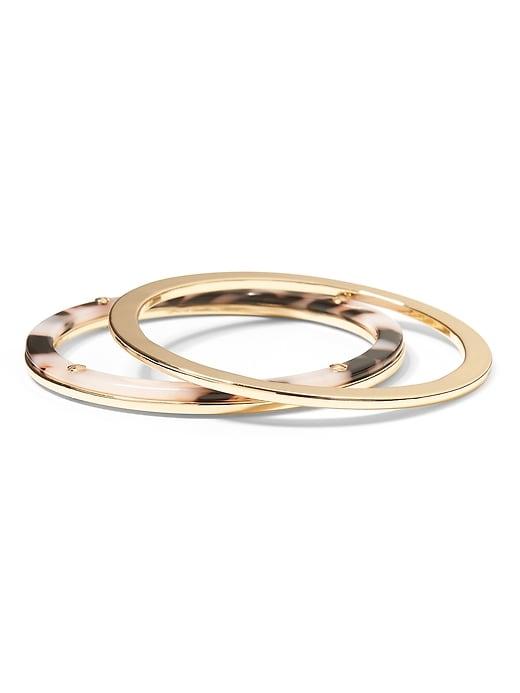 Banana Republic Womens Tokyo Tortoise Bangle Set Tortoise Size One Size