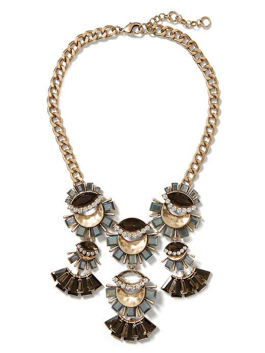 Banana Republic Spice Focal Necklace Size One Size - Cream