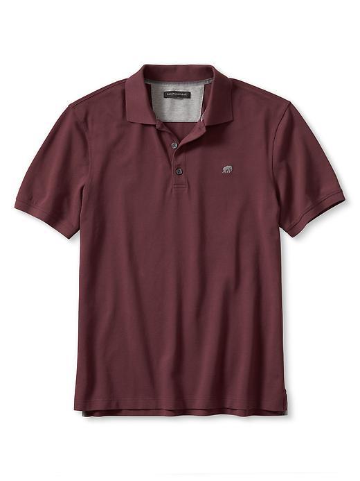Banana Republic Signature Pique Polo Size L Tall - Crimson Red