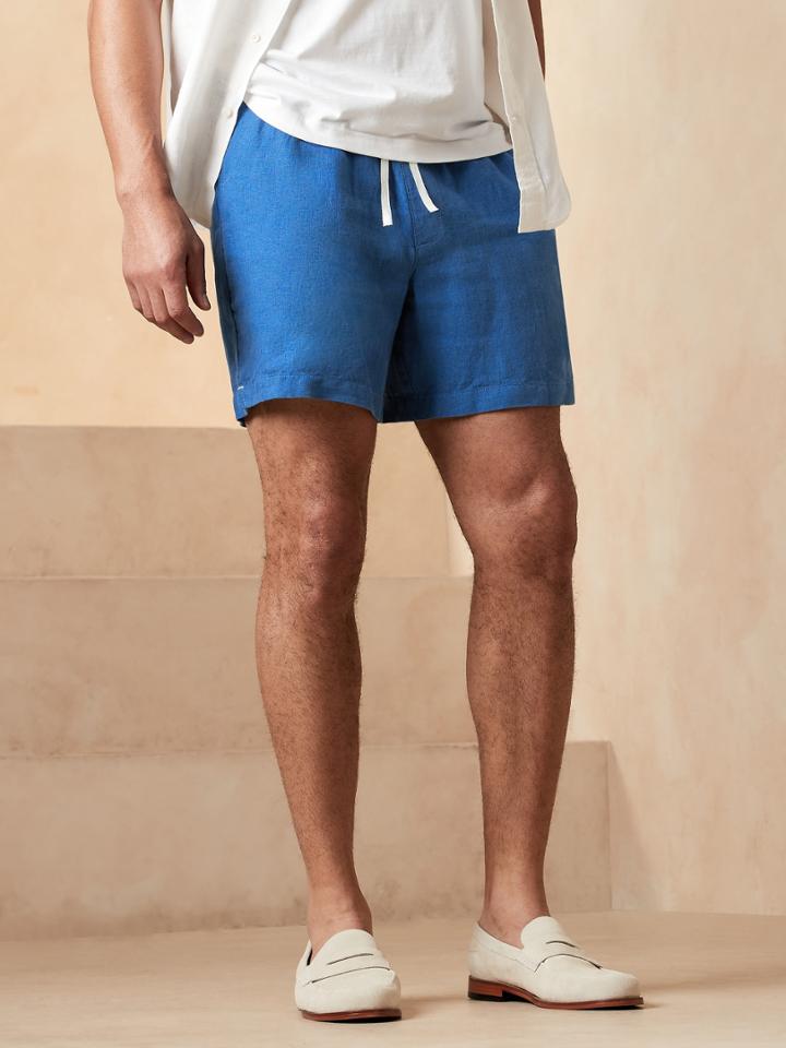 6 Linen Easy Short