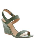 Banana Republic Emilia Heeled Sandal Size 10 - Green