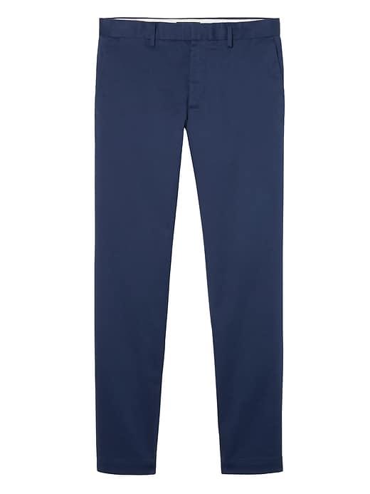 Banana Republic Mens Mason Athletic Tapered Rapid Movement Chino Pant Magical Blue Size 31w