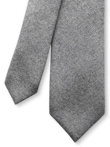 Banana Republic Flannel Skinny Tie - Light Grey