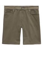 Banana Republic Mens 9 Traveler Aiden Slim Short Bracken Olive Size 27w