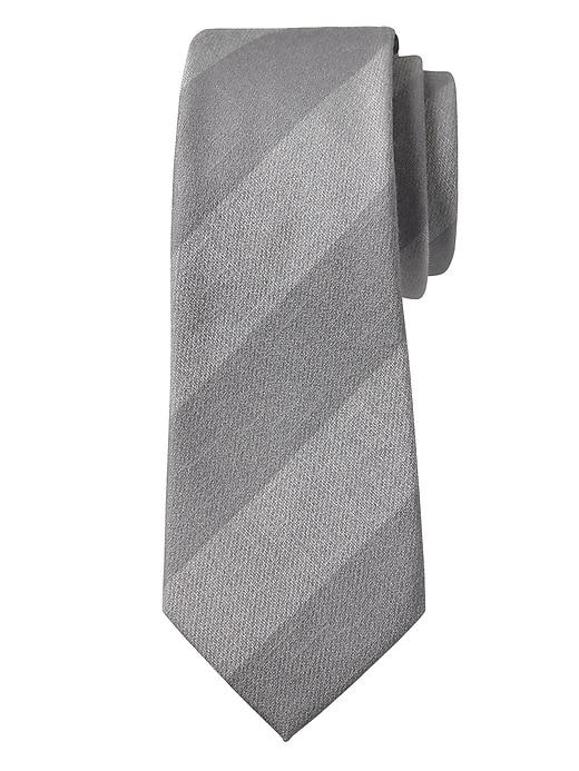 Banana Republic Chambray Stripe Nanotex Tie