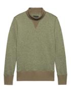 Banana Republic Mens Heritage Turtleneck Sweatshirt Greek Olive Size Xxl