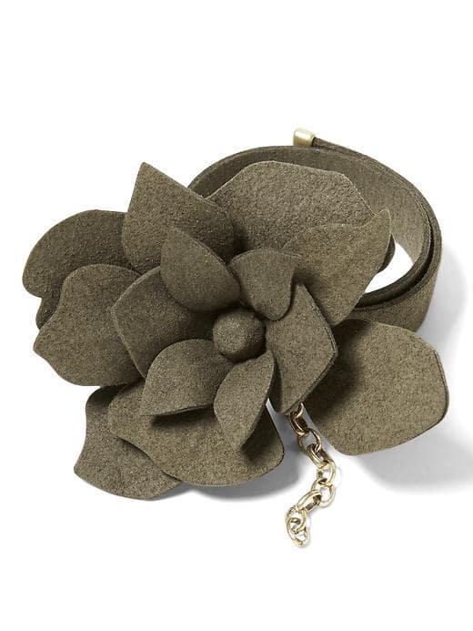 Banana Republic Edgy Floral Choker - Green
