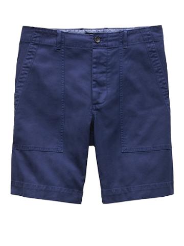 Banana Republic Heritage Tapered Linen Blend 9.5&#34; Utility Short