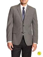 Banana Republic Mens Factory Tailored Slim Fit Gray Blazer Size 38 Regular - Gray Texture